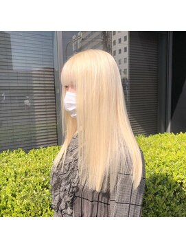 ボックスミコ(Box mico.) ☆スーパーベージュ☆ブリーチ抜きっぱなしのミルキーベージュ