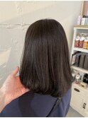 マットブラウン　簡単スタイリング【坂根】