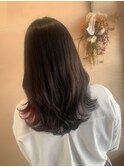 ロング/髪質改善縮毛矯正/髪質改善/韓国風/韓国ヘア