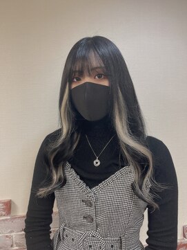 ルフレ 新宿本店1st(Reflet) イヤリングカラー×プルエクステ#新宿