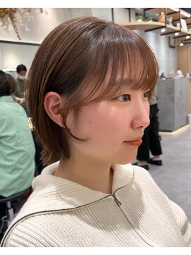 ロンドプロフィール 浦和(Lond profil) 前髪カット顔まわり似合わせ外ハネくびれレイヤーミディ