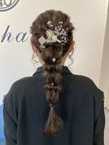 アズヘアー ラペ 三日市店(A'z hair LAPAIX) 編みおろしヘア