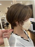 【ショートボブ×グレージュカラー】20代・30代・40代・50代