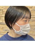 自然にまとまるコンパクトショート style by平瀬