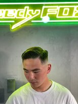 グリーディーフォックス 三軒茶屋(GreedyFOX)&nbsp;波巻き/マッシュパーマ/ウルフ/ハイライト<理容室>三軒茶屋