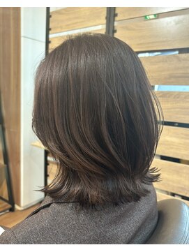 リアン(lien) ☆lien.自由が丘大橋☆ラベンダーベージュ/シアーカラー/外ハネ