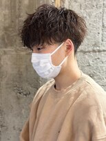 ニアウ 伊勢崎連取店(Niau)&nbsp;ツイストスパイラルパーマツイストパーマツーブロック刈り上げ