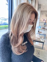 カムジーヘッド(COMEGHEAD)&nbsp;ミルクティーベージュダブルカラーインナーカラーケアブリーチ