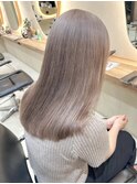 ミルクティーベージュカラーハイトーンカラーケアブリーチカラー
