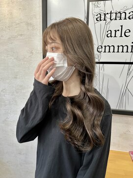 アートマン(artman) 【artman 青井美海】オリーブグレージュ/ブリーチなし/日野