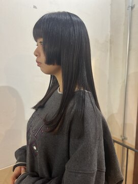 ヒカリス 中崎店(HIKARIS) 姫カット◇ロングボブ◇ダークブラウン