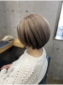 ショート×アンブレラカラー