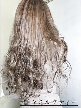 ミシェリー 新宿店(misherry) 艶々ミルクティー美髪メテオカラーオージュアケアブリーチ韓国風