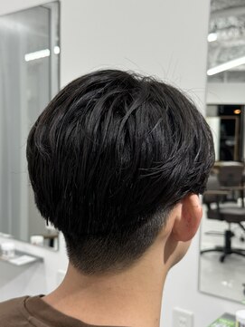 バース 梅田中崎町店(BIRTH) ニュアンスパーマダウンパーマセンターパート韓国メンズカット