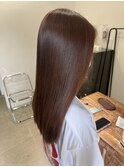 髪質改善カラー×ブラウンカラー