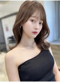 憧れ韓国くびれヘア/顔まわりカットレイヤーカット艶髪黒髪