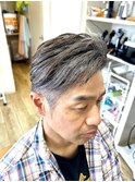 白髪活かしでシルバーメッシュ
