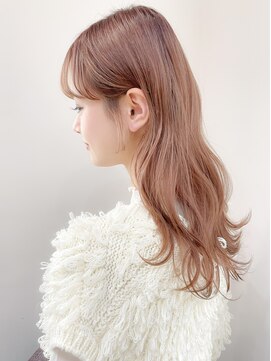 レア 表参道(L'ea) ミディアムヘア暗めカラーグランマッシュデザインカラー