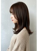 30代40代大人内巻きワンカールレイヤー髪質改善酸性ストレート