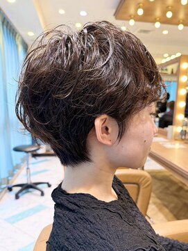 ロンド パルティール 大宮(Lond partir) ウェーブミディアム似合わせカットメルティカラーショート/大宮