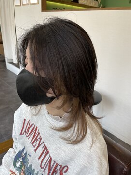 モミー(MOMMY) レディースカット＋ダメージレスインナーカラー