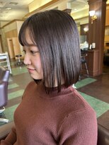 シャンプー ボーイ 宮崎柳丸店(SHAMPOO BOY) 切りっぱなしボブ/髪質改善縮毛矯正【宮崎市/髪質改善】