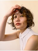 Hair by ryu【イエローハイライト　カーリーヘア】