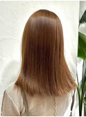 髪質改善 美髪 ブラウンベージュ ミルクティーベージュ 20代