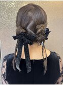 ツインお団子アレンジ