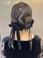 ヘアメイク マリア 福岡天神西通り(hair make MARIA) ツインお団子アレンジ