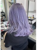 ラベンダーカラー/寒色カラー/ブリーチ#浜松駅#カラー#ブリーチ