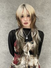 ローリン(Rolling) ロングウルフ/レイヤースタイル/ルーツカラー／デザインカラー