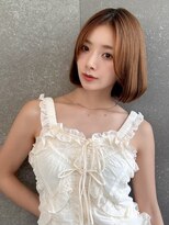 ルームバイシー 新宿(Loom. by Sea)&nbsp;ココアベージュ×レイヤー[小顔/黒髪/オリーブグレー]