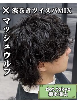 メンズ サロン ドット トウキョウ 町田店(men's salon dot. tokyo) マッシュウルフ×波巻きツイスパMIX