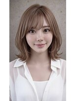 TMJ&nbsp;熊本/韓国ミディアム×アイロン不使用◎艶が出るコテ巻きパーマ