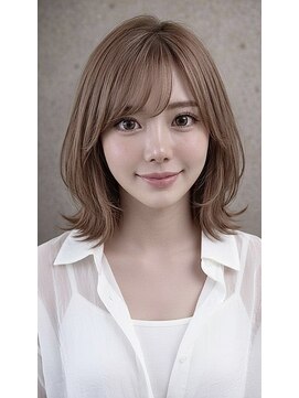 TMJ 熊本/韓国ミディアム×アイロン不使用◎艶が出るコテ巻きパーマ