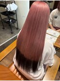ピンクベージュ×ブラック デザインカラー