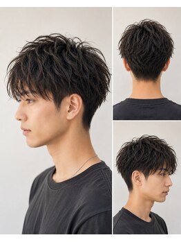 オプトゥニール(obtenir)の写真/《obtenir》の再現性の高いカットはメンズからも大好評★ON/OFFキマるスタイルで時短＋好感度UPが叶う！