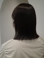 フィット ヒュー 千葉(fit hue)&nbsp;ミルクティーブロンド/ダークブルー/デジタルパーマ/千葉駅