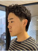 フェザーパーマニュアンスパーマ毛流れパーマメンズパーマ