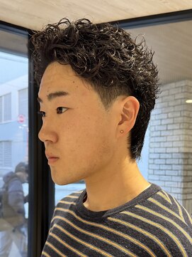ハイプ メン 藤沢(HYPE MAN) フェザーパーマニュアンスパーマ毛流れパーマメンズパーマ