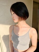 ヒマリ 自由が丘 緑が丘(Himari)&nbsp;大人ボブ/インナーカラー/イヤリングカラー/30代/40代/50代