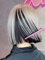 ロンドヴァリー 渋谷店(Lond vallee)&nbsp;白髪ぼかしアンブレラカラーホワイトベージュ