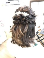 ロカット サロン(Roquat Salon)&nbsp;なみなみハーフアップ【ヘアセット   立川/立川南】