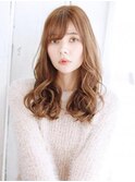 Aラインの大きなミックスカール