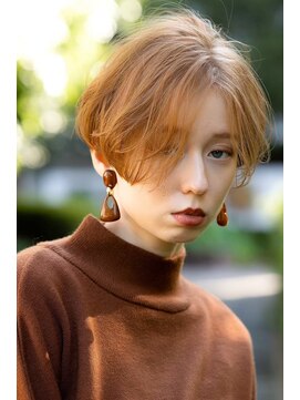 ケアリー 武蔵小杉(Carelly) 大人かわいい前髪セシルカットココアブラウンフリンジウェーブ