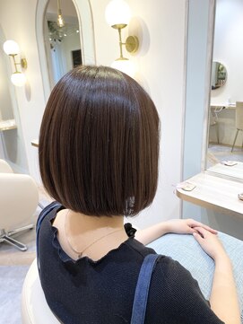 アンド ラ ブランシュ(&.La Blanche) ボブ/マロンベージュ/かき上げ/髪質改善大宮