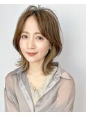 【レイヤーボブ 】×【イヤリングカラー 】アフロート京佳