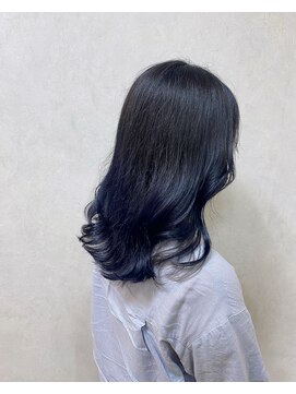 テーラヘアー 鎌ケ谷店(TELA HAIR) ネイビーブルー×グラデーションカラー【TELAHAIR鎌ヶ谷】