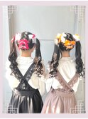 量産型ヘアメ　双子ヘア　ツインテール　あいりちゃんヘア